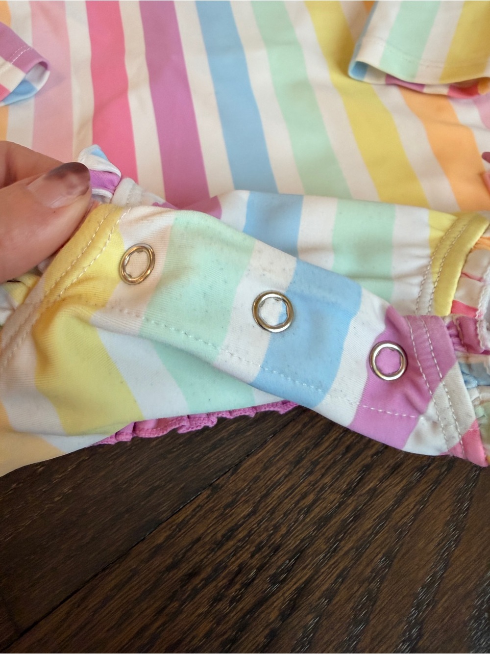 6-12 Month RuffleButts Swimsuit - Picture 4 of 9